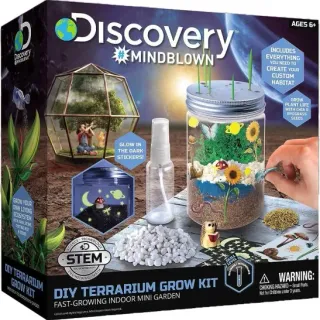 image #0 of ערכת גידול מערכת אקולוגית Discovery Mindblown DIY - Terrarium Grow Kit