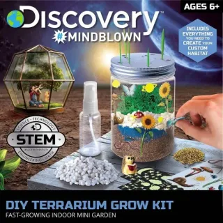 image #9 of ערכת גידול מערכת אקולוגית Discovery Mindblown DIY - Terrarium Grow Kit