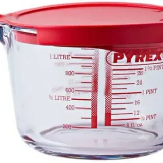 image #0 of כוס מדידה מזכוכית עם מכסה 1 ליטר Pyrex