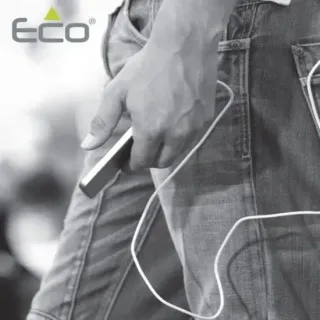 image #3 of מציאון ועודפים - סוללה ניידת Eco Portable Ultra Fast 10000mAh Eco-600 - צבע שחור