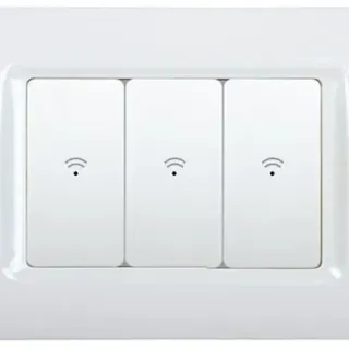 image #3 of מציאון ועודפים - מפסק תאורה מתג WiFi 1 תואם קופסת 1 מקום מבית Smartr - צבע לבן