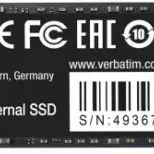 image #0 of כונן Verbatim Vi3000 512GB SSD PCIe M.2 NVMe