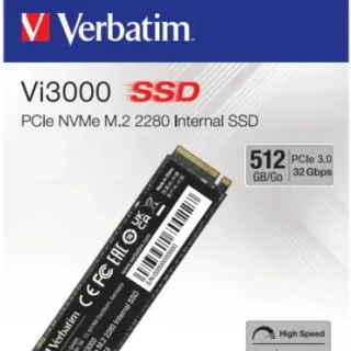 image #2 of כונן Verbatim Vi3000 512GB SSD PCIe M.2 NVMe