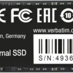 image #0 of כונן Verbatim Vi3000 2TB SSD PCIe M.2 NVMe