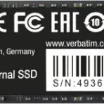 image #0 of כונן Verbatim Vi3000 1TB SSD PCIe M.2 NVMe