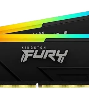 image #0 of זכרון למחשב Kingston FURY BEAST RGB 2x32GB DDR4 3600MHz CL18