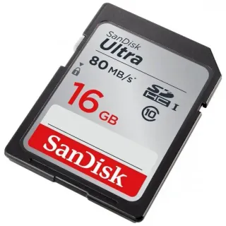 image #0 of כרטיס זכרון SanDisk Ultra 533x Secure-Digital SDHC SDSDUNC-016G - נפח 16GB