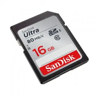 image #1 of כרטיס זכרון SanDisk Ultra 533x Secure-Digital SDHC SDSDUNC-016G - נפח 16GB