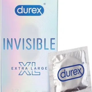 image #0 of מארז קונדומים Durex Invisible XL - סך הכל 12 יחידות