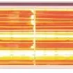 image #0 of מציאון ועודפים - תנור חימום מוגן מים IP65 לתלייה בעוצמה של 2000 וואט Gold Line ATL-2611