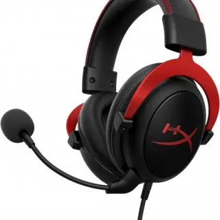 image #6 of אוזניות גיימרים HyperX Cloud II - צבע אדום/שחור