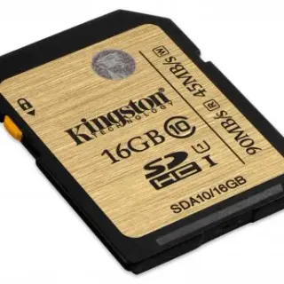 image #0 of כרטיס זכרון Kingston Secure-Digital SDHC UHS-I SDA10/16GB - נפח 16GB