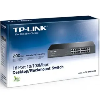 image #1 of מתג TP-Link TL-SF1016DS 16 Ports 10/100Mbps