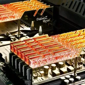 image #3 of מציאון ועודפים - זיכרון למחשב G.Skill Trident Z Royal RGB Gold 2x32GB DDR4 3600Mhz CL16 Kit