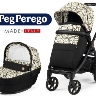 image #0 of עגלת תינוק משולבת Peg Perego Book Lounge - צבע מוזהב