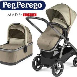 image #0 of עגלת תינוק משולבת Peg Perego Ypsi Combo - צבע בז'