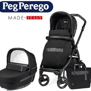 image #0 of עגלת תינוק משולבת Peg Perego Book Rock 51 - צבע שחור