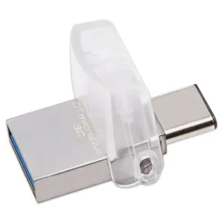 image #4 of זכרון נייד לסמארטפונים Kingston DataTraveler MicroDuo 3C 64GB USB3.1 DTDUO3C/64GB