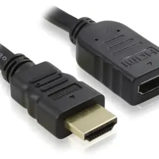 image #3 of כבל HDMI זכר לחיבור HDMI נקבה באורך 0.5 מטר Gold Touch