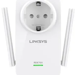 image #0 of מגדיל טווח Linksys 802.11ac Amplify Dual Band AC1200 Max Wi-Fi Range Extender RE6700