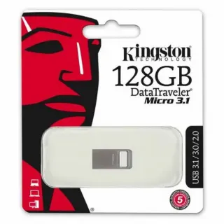 image #1 of זכרון נייד Kingston DataTraveler Micro 128GB USB 3.1 DTMC3/128GB