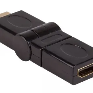 image #1 of מתאם HDMI נקבה לחיבור HDMI זכר 270 מעלות Gold Touch