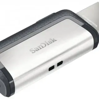 image #1 of זיכרון נייד SanDisk Dual USB 3.1 Type-C - דגם SDDDC2-128G - נפח 128GB