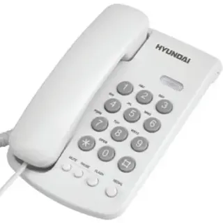 image #0 of טלפון DECT חוטי Hyundai HDT-2400W - צבע לבן