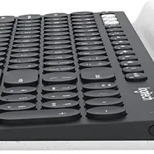 image #2 of מקלדת Bluetooth אלחוטית Logitech K780 Multi-Device Quiet Desktop - צבע שחור