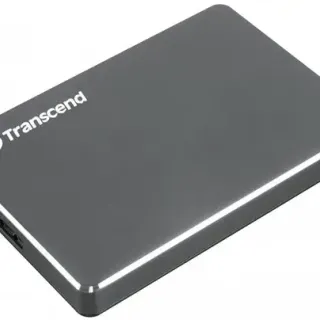 image #0 of כונן קשיח חיצוני דק במיוחד Transcend StoreJet 25C3 TS1TSJ25C3N 1TB USB 3.0 - צבע אפור
