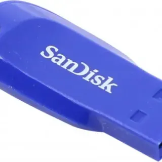 image #0 of זכרון נייד SanDisk Cruzer Blade 16GB SDCZ50C-016G-B35BE צבע כחול