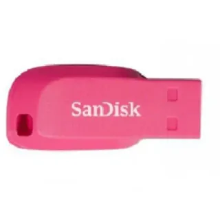 image #2 of זכרון נייד SanDisk Cruzer Blade 16GB SDCZ50C-016G-B35PE צבע ורוד