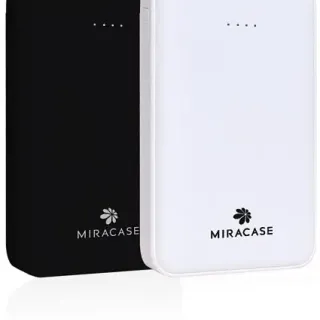 image #0 of סוללת גיבוי אוניברסלית ניידת Miracase 10000mAh PowerBank 2xUSB - צבע לבן