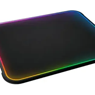 image #0 of משטח קשיח לעכבר לגיימרים SteelSeries QcK Prism RGB 292x356x8.6mm