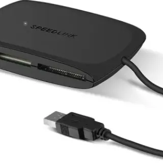 image #0 of קורא כרטיסים SpeedLink Snappy USB 2.0 All-In-One - צבע שחור