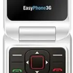 image #4 of טלפון סלולרי למבוגרים EasyPhone NP-01 3G צבע לבן - שנה אחריות ע''י היבואן הרשמי
