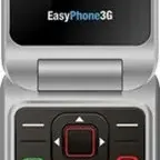 image #3 of טלפון סלולרי למבוגרים EasyPhone NP-01 3G צבע שחור/אפור - שנה אחריות ע''י היבואן הרשמי