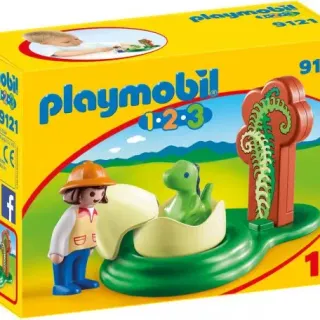 image #2 of ביצת דינוזאור - לגיל הרך 9121 1.2.3 Playmobil 