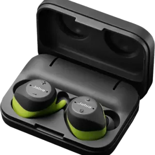 image #3 of אוזניות ספורט Bluetooth אלחוטיות עם מד דופק Jabra Elite Sport True Wireless Earbuds צבע שחור / ירוק