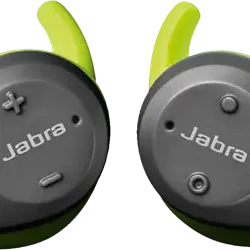 image #0 of אוזניות ספורט Bluetooth אלחוטיות עם מד דופק Jabra Elite Sport True Wireless Earbuds צבע שחור / ירוק