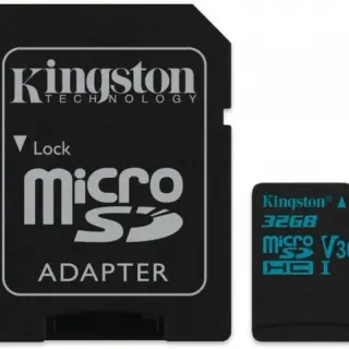 image #0 of כרטיס זכרון Kingston Canvas Go Micro SDHC U3 UHS-I SDCG2/32GB - נפח 32GB