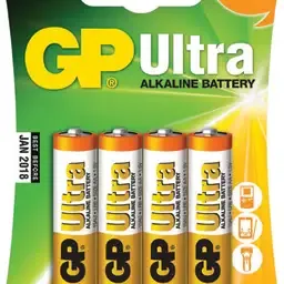 image #0 of 4 סוללות AA לא נטענות דגם Ultra Alkaline של חברת GP