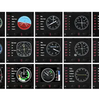 image #6 of פאנל טיסה Logitech G Flight Simulator Aircraft Instrument Panel