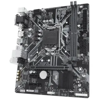 image #1 of לוח אם Gigabyte H310M S2H LGA1151v2, Intel H310, DDR4, PCI-E, VGA, DVI, HDMI