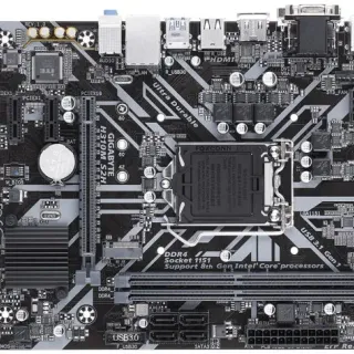 image #2 of לוח אם Gigabyte H310M S2H LGA1151v2, Intel H310, DDR4, PCI-E, VGA, DVI, HDMI