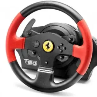 image #1 of הגה מירוצים עם דוושות Thrustmaster T150 Ferrari Force Feedback למחשב PC ופלייסטיישן 4/3