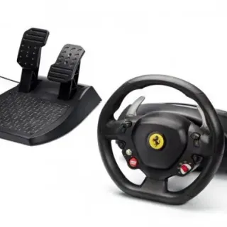 image #0 of הגה מירוצים עם דוושות Thrustmaster Ferrari 458 Italia למחשב PC ואקסבוקס 360