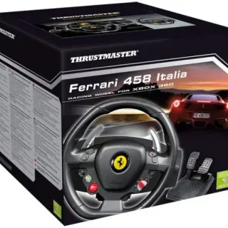 image #2 of הגה מירוצים עם דוושות Thrustmaster Ferrari 458 Italia למחשב PC ואקסבוקס 360