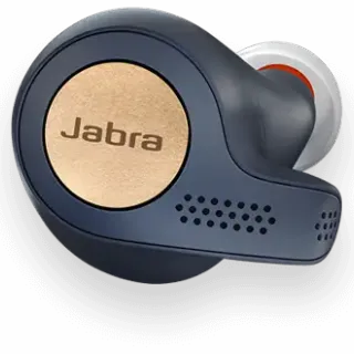 image #4 of אוזניות Bluetooth אלחוטיות עם מיקרופון Jabra Elite Active 65t True Wireless Earbuds צבע כחול / נחושת