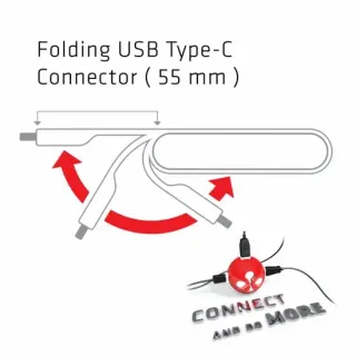 image #5 of תחנת עגינה Club3D USB Type-C to HDMI 2.0 + USB 2.0 + USB Type-C Charging Mini Dock CSV-1534